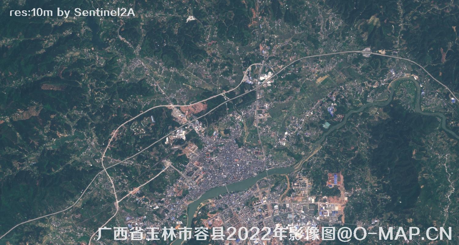 容縣最新航拍全景，一覽無余的美麗風光??